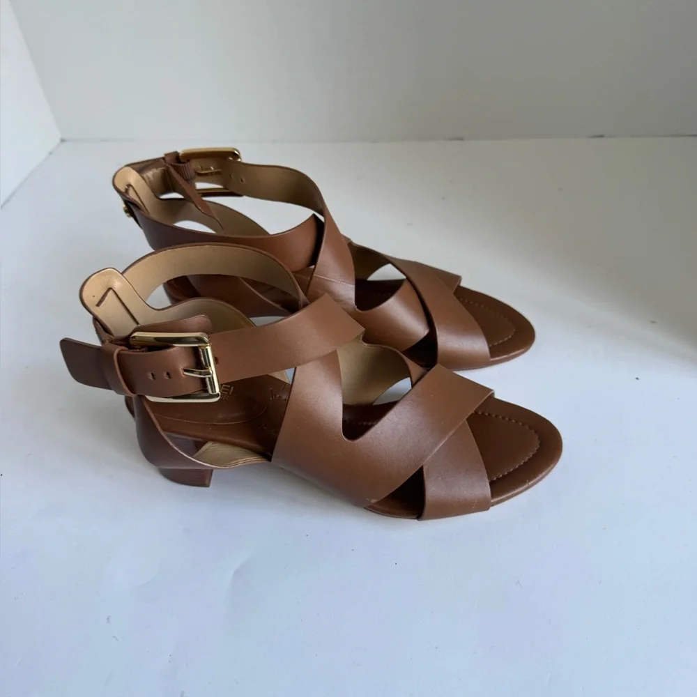 MICHAEL Michael Kors Maribella Brown Sandal Size 6.5 - Picture 7 of 15